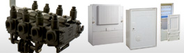 Fuse switch disconnection, protection and cabinets