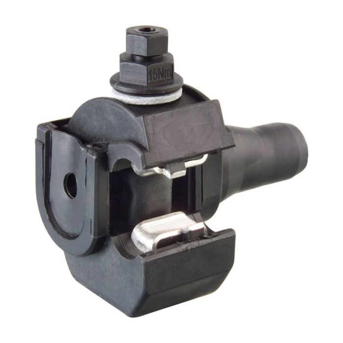 Network insulation piercing connector for bare conductor