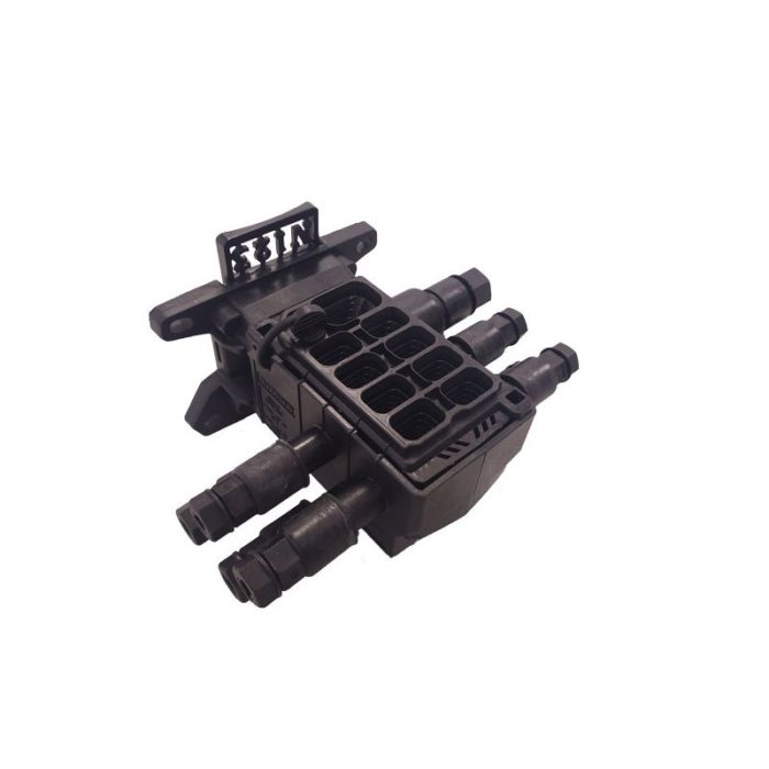 Aerial single pole star connection block