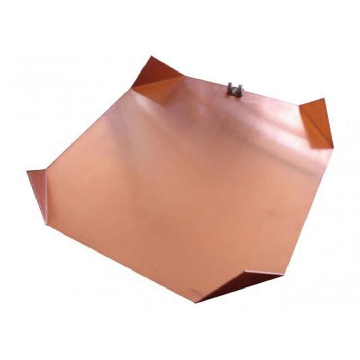 Copper earth plate and grid