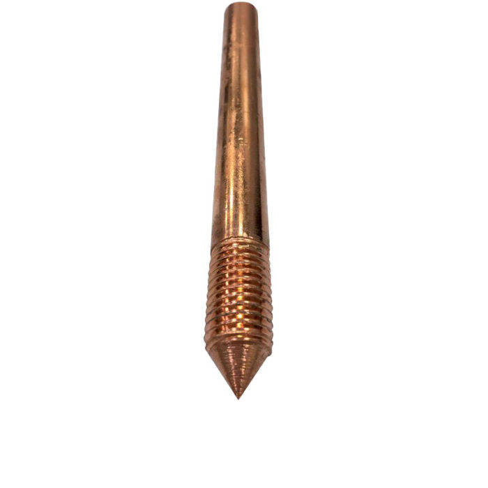 Piquet de terre acier cuivré fileté – Image 19