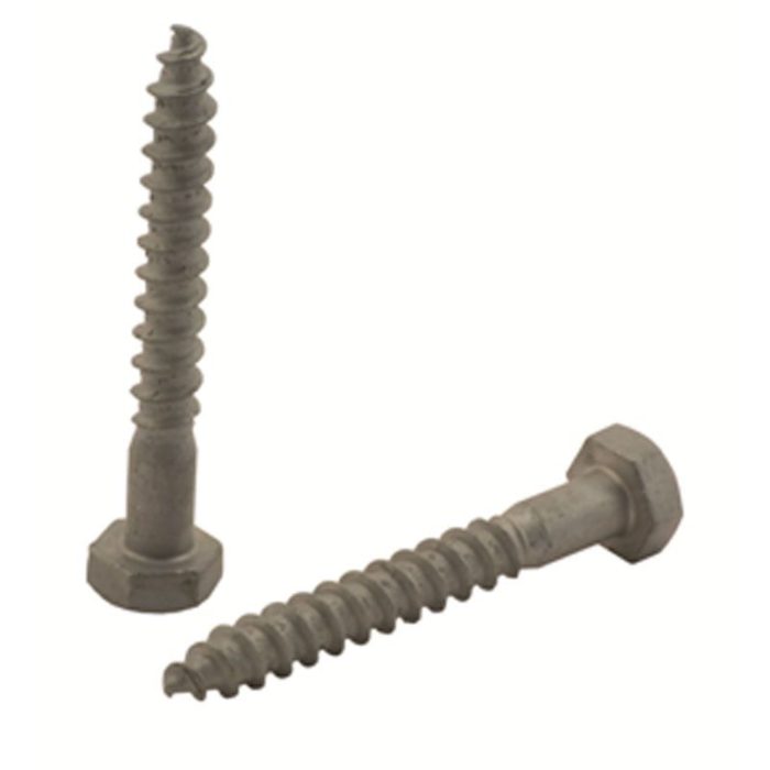 Hot dip galvanised bolt and nut