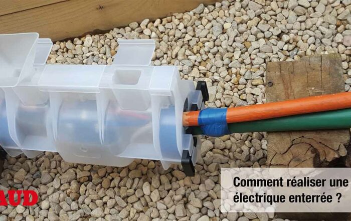Comment réaliser une dérivation électrique enterrée ?