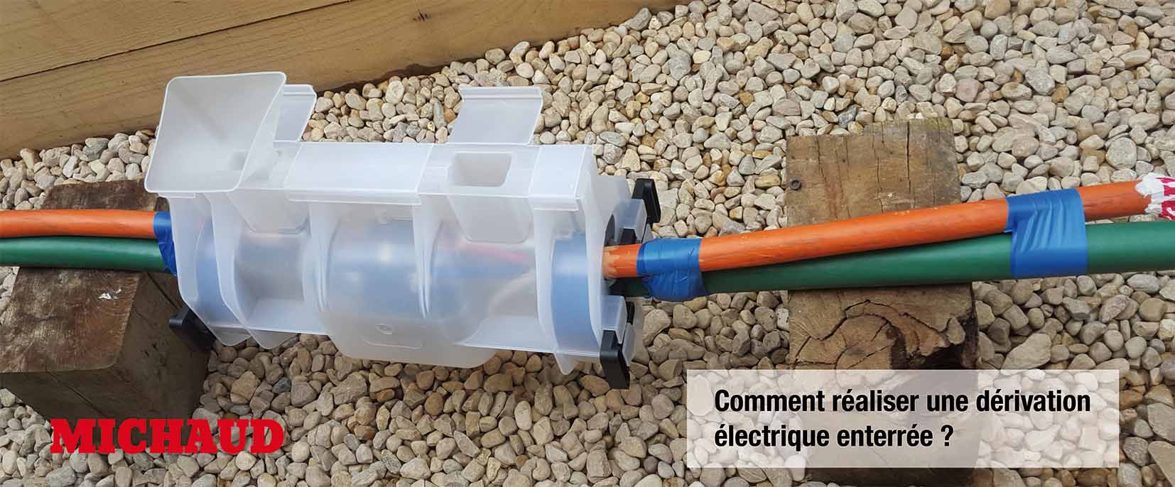 Comment réaliser une dérivation électrique enterrée ?