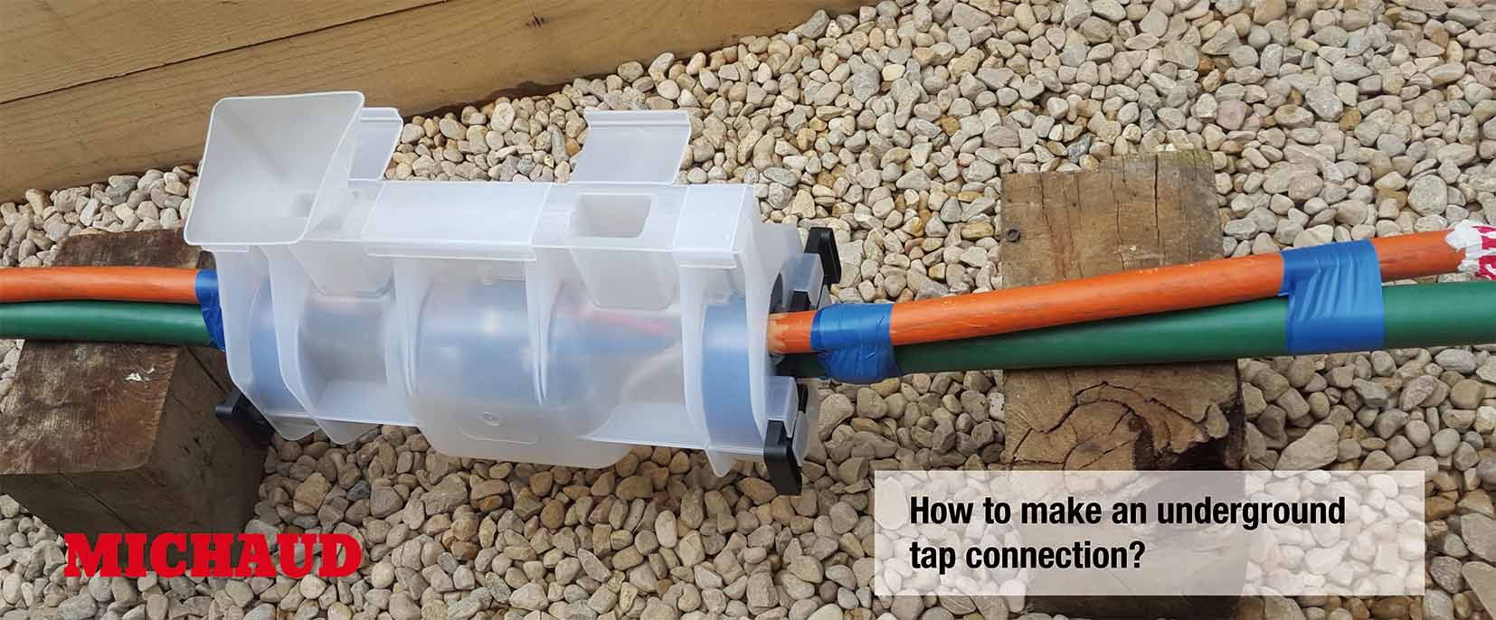 How to make an underground tap connection?