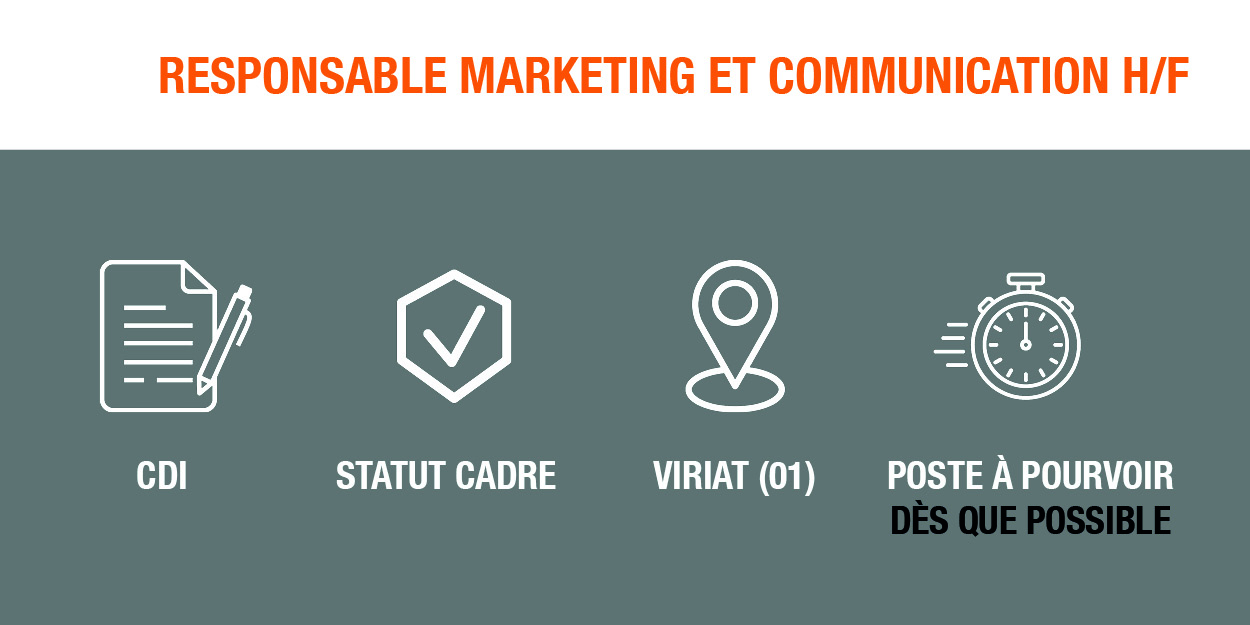 Responsable marketing et communication H/F